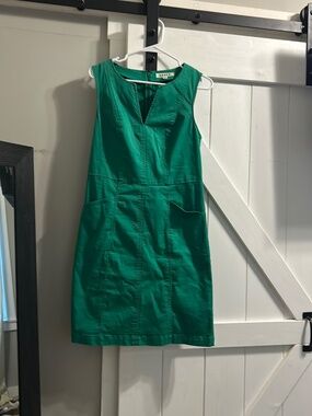 Boden Green Sleeveless Mini Dress size 6